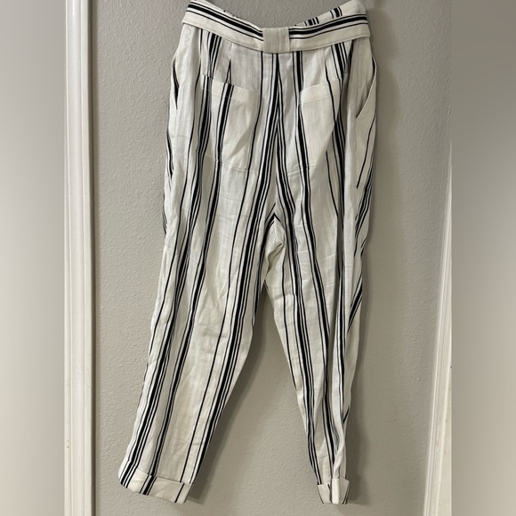 Ted Baker London Women’s Striped Tie Waist Cropped Pants Size 3 (US 8) - Picture 6 of 11